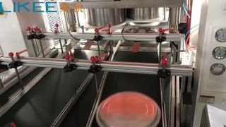 Машина для изготовления круглых контейнеров из алюминиевой фольги LK-T80