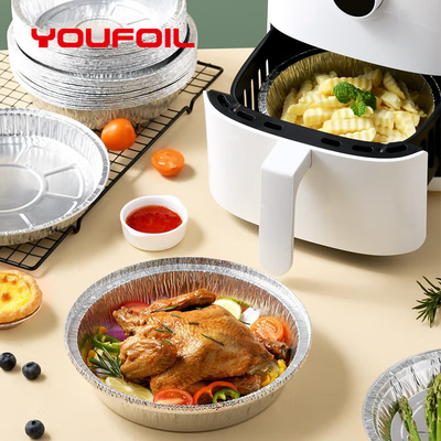 Купить Лоток 8inch алюминиевой фольги упаковки еды устранимый для Fryer воздуха online manufacture