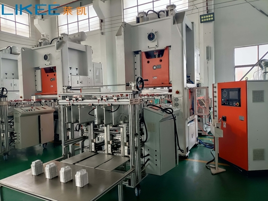 Купить Mistubishi PLC 80Ton Автоматическая машина для упаковки фаст-фуда из алюминиевой фольги online manufacture