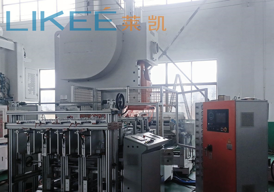 Купить 18.5KW 3-4 полости Соленоидный клапан Алюминиевая фольга Контейнер Производственная линия с мощностью 12000 штук / час online manufacture