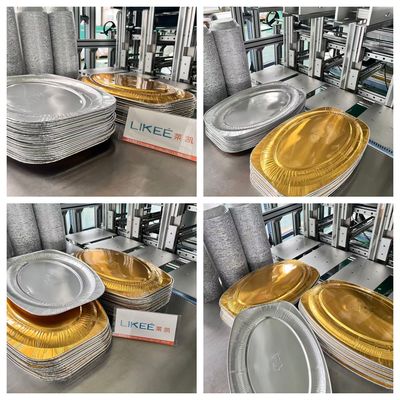 Купить LK-T80 Food Container Punching Machine Automatic Food-Safe Fish Pan Forming Machine online manufacture