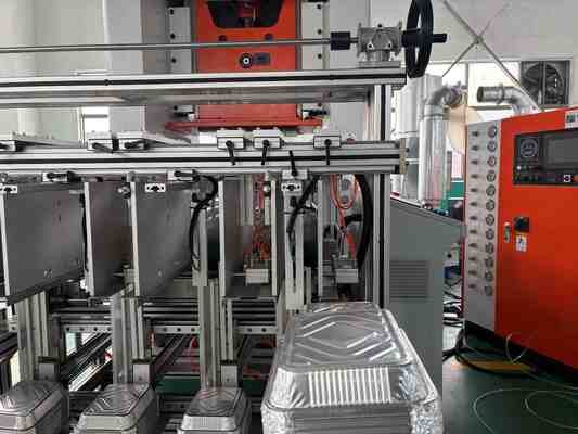 Купить LK-T80 OEM Логотип Прямоугольный Алюминиевый Контейнер для Пищевых Продуктов Машина для Производства для Еды на Вынос Машина для Упаковки Фаст-Фуда online manufacture