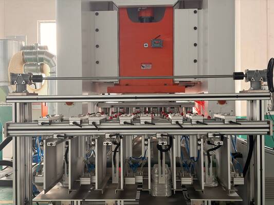 Купить LK-T80 Алюминиевая пленочная машина для изготовления контейнера использует пневматические компоненты SMC Производство в сети