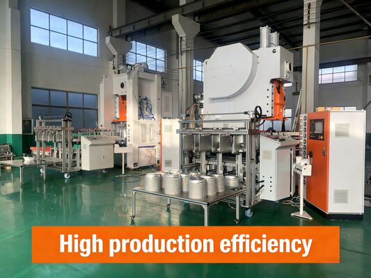 Купить Машина для производства алюминиевых контейнеров LK-T63 с цифровым сенсорным экраном, системой автоматического подсчета и пресс-формой на 3 ячейки Производство в сети