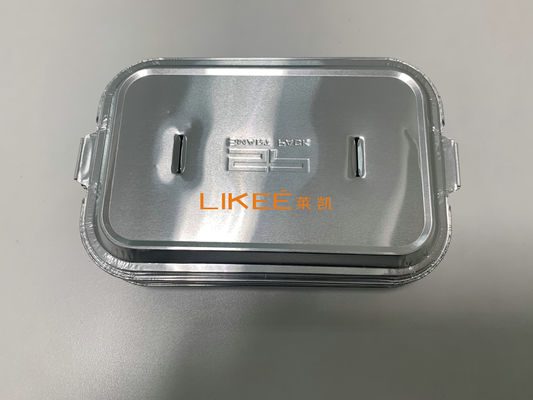 Купить Серебряные крышки контейнера алюминиевой фольги 1LB для устранимого пакета контейнера online manufacture