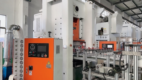 Aluminium Foil Food Container Making Machine 35-68 Strokes Per Minute Working Speed