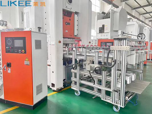 4 способа одноразового алюминиевого фольги Pan Making Machine 12000 штук / час Производительная мощность