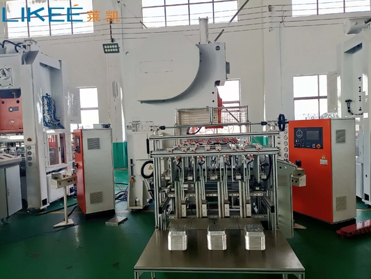 Mitsubishi Servo Motor Driven Алюминиевая фольга Пластиковая пищевая емкость, которая делает машину простой в использовании