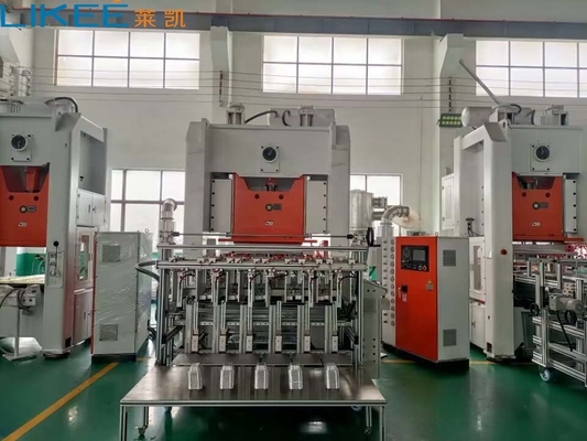 H Frame Mitsubishi PLC 12000 шт/ч Алюминиевая фольга Контейнерная линия производства