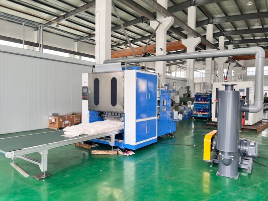 Автоматическая HDPE пластиковая пленка выскакивает из листов складывающей машины с порошком талька