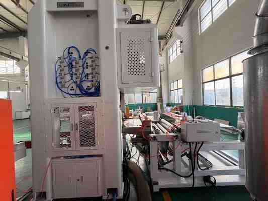 Машина для изготовления контейнеров из алюминиевой фольги, пищевой, прямоугольная, полноразмерная, для барбекю