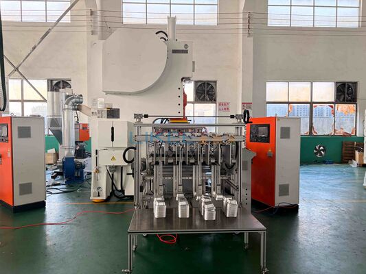 63ton Aluminum Foil Container Making Machine with Scrap Aspirator and Waste Recycling System for One Operator Operation