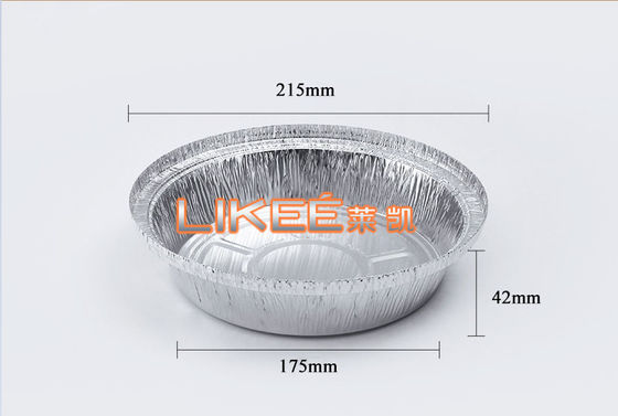 Сверхмощная округлая форма изоляции пищевого контейнера алюминиевой фольги 450ml